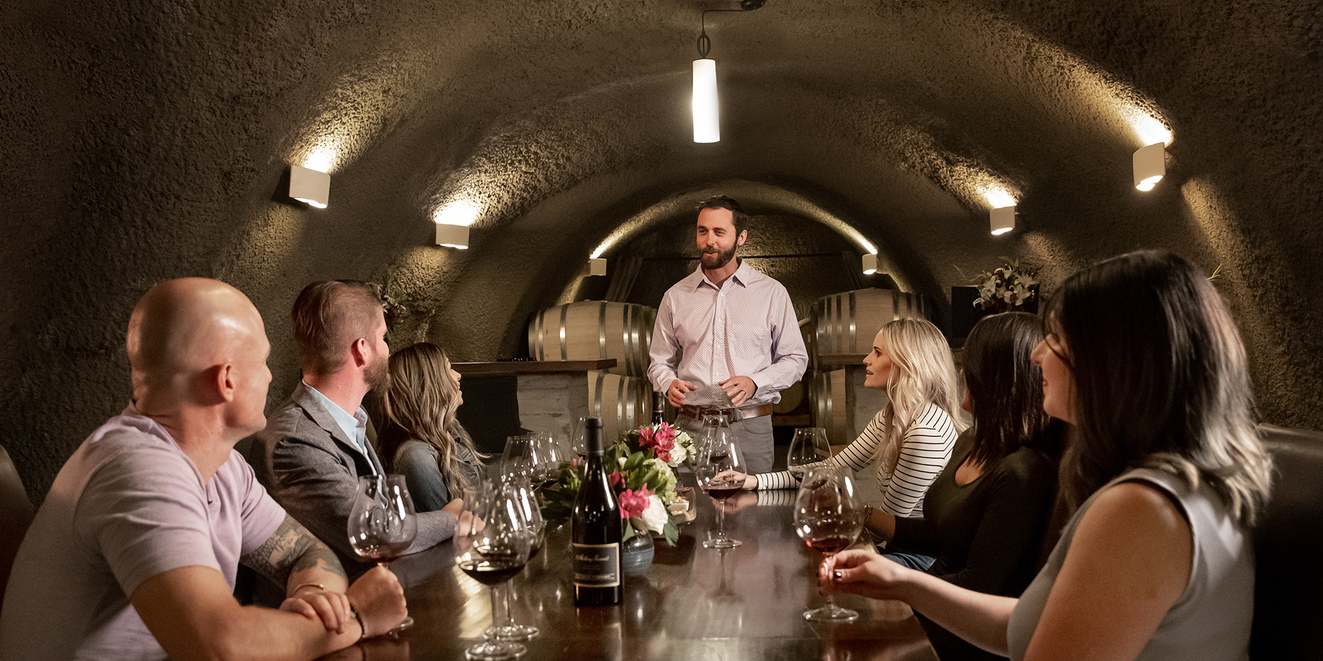 Archery Summit Cave Tasting with winemaker Ian Burch